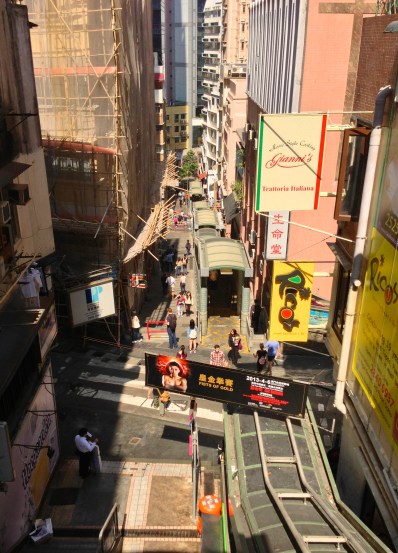 Soho's Mid-levels escalators